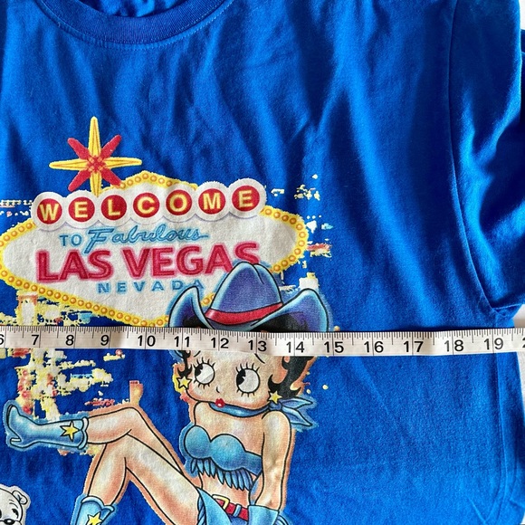 Blue Graphic Betty Boop Tee- adult medium. - Picture 2 of 8